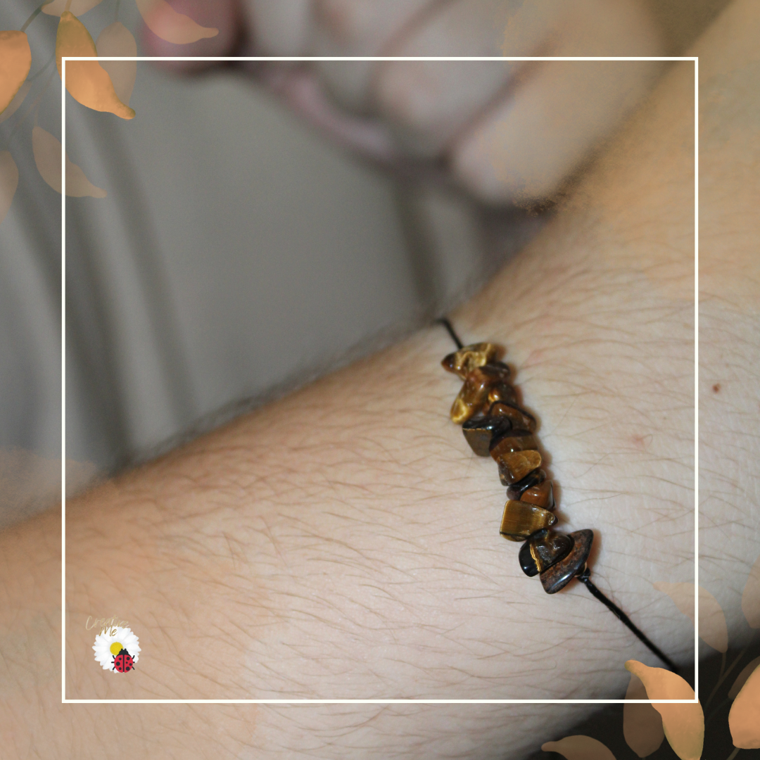 Pulseira Olho de Tigre Fina