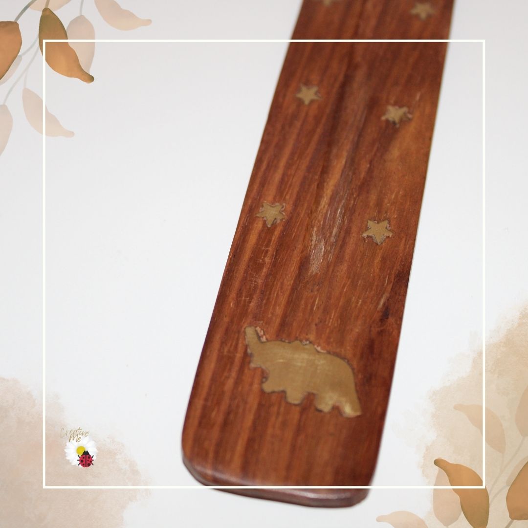 Queimador de Incenso em Madeira