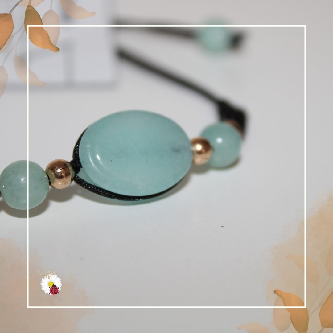 Pulseira Fio com Quartzo Verde