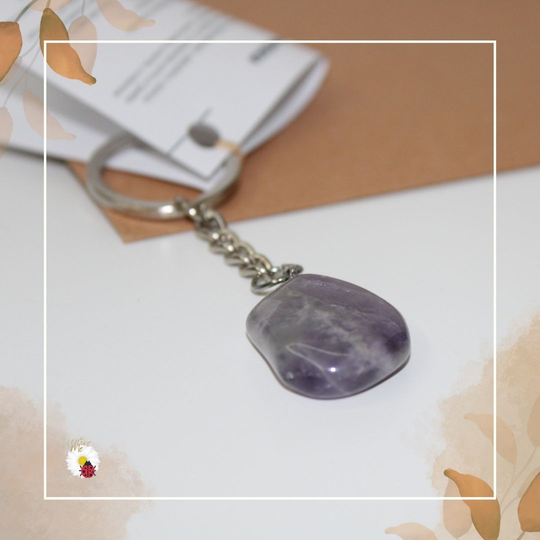 Porta-chaves Cristal Ametista