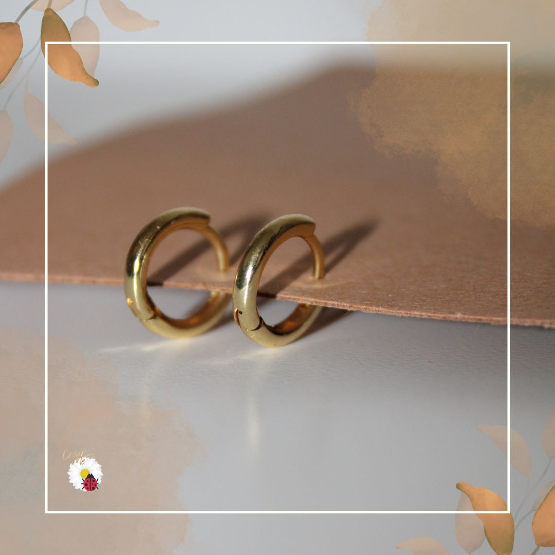 Mini Argolas Douradas