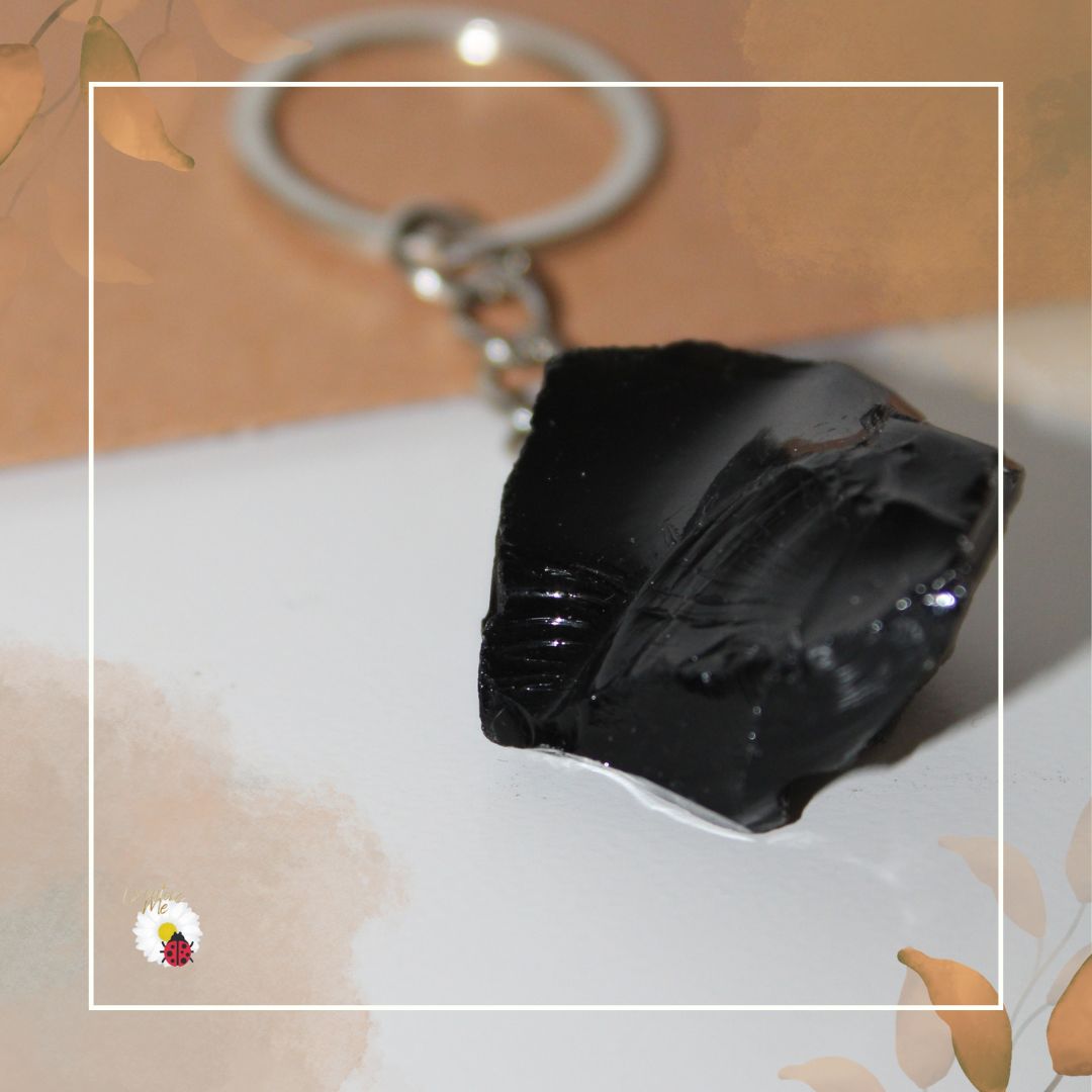 Porta-chaves Cristal Turmalina Negra