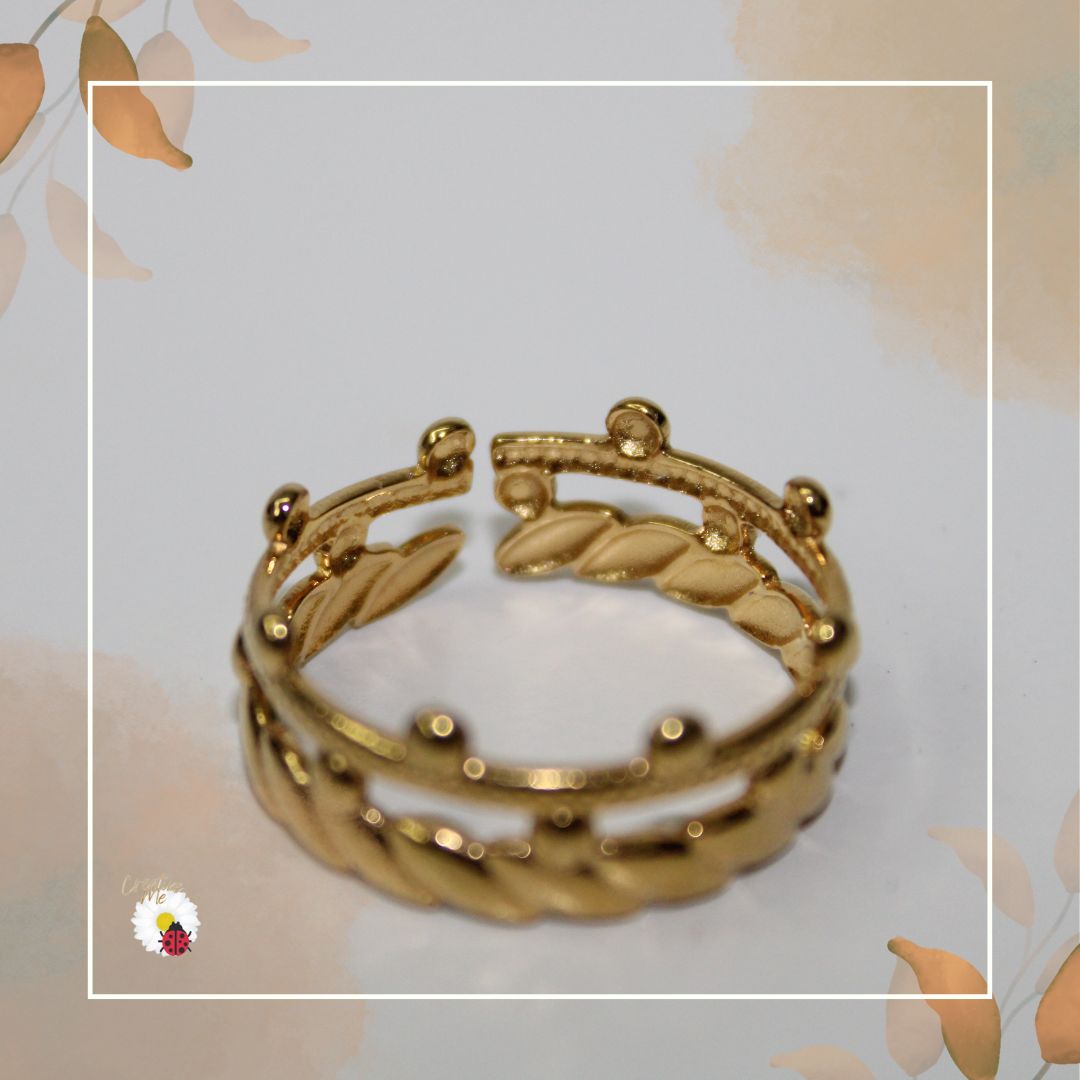 Dourado Luxo (Anéis de Aço Dourados)