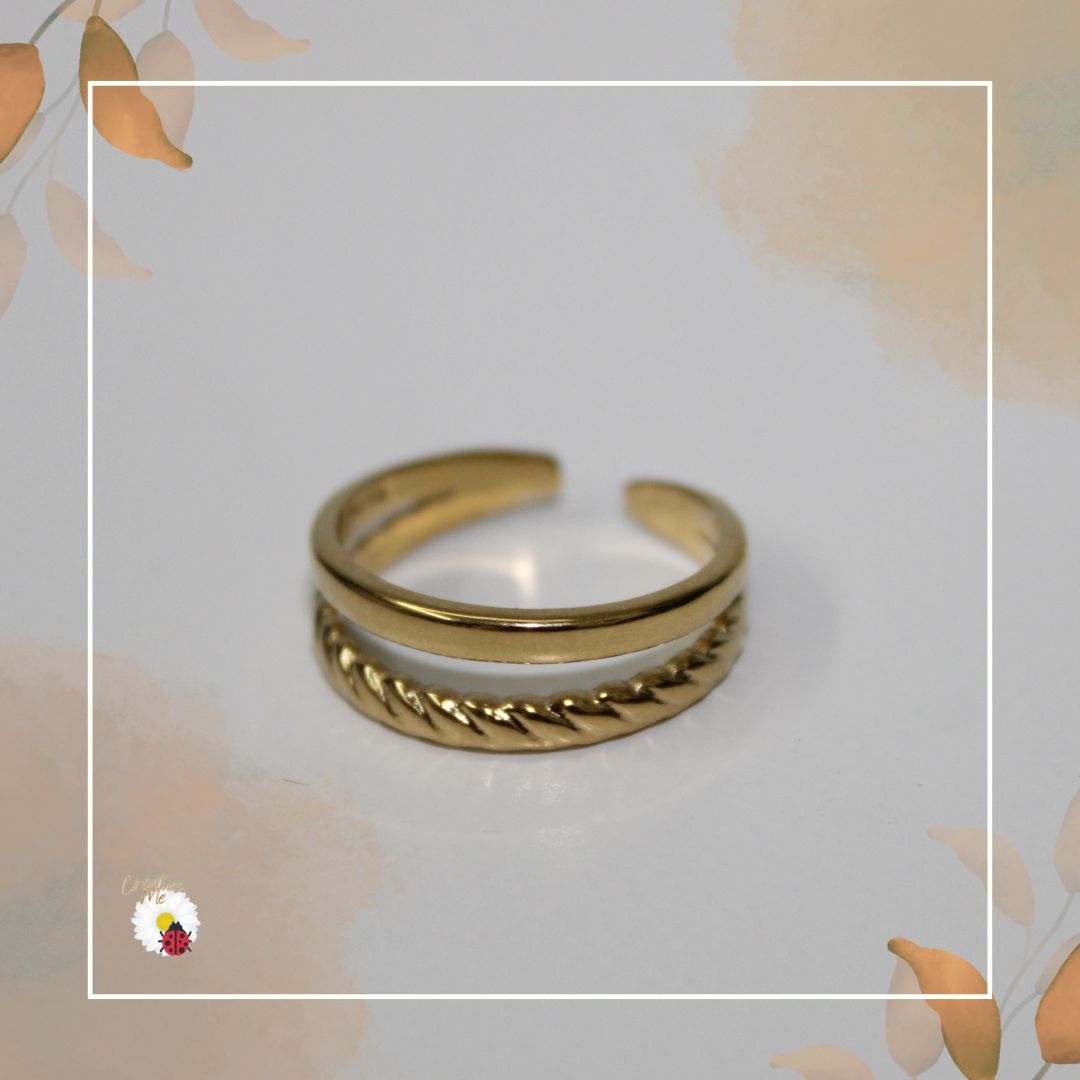 Dourado Luxo (Anéis de Aço Dourados)
