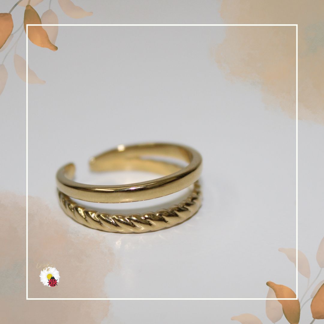 Dourado Luxo (Anéis de Aço Dourados)