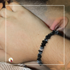 Pulseira de Cristal Obsidiana Negra