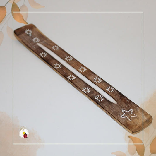 Queimador de Incenso em Madeira