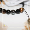 Pulseira Olho de Tigre + Hematite + Onix