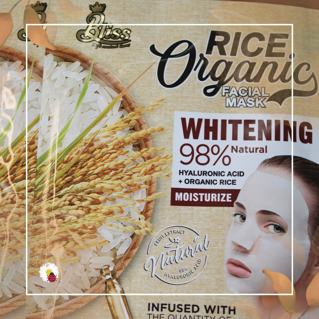 Máscara Facial de Arroz Orgânico – Hidratação &amp; Luminosidade