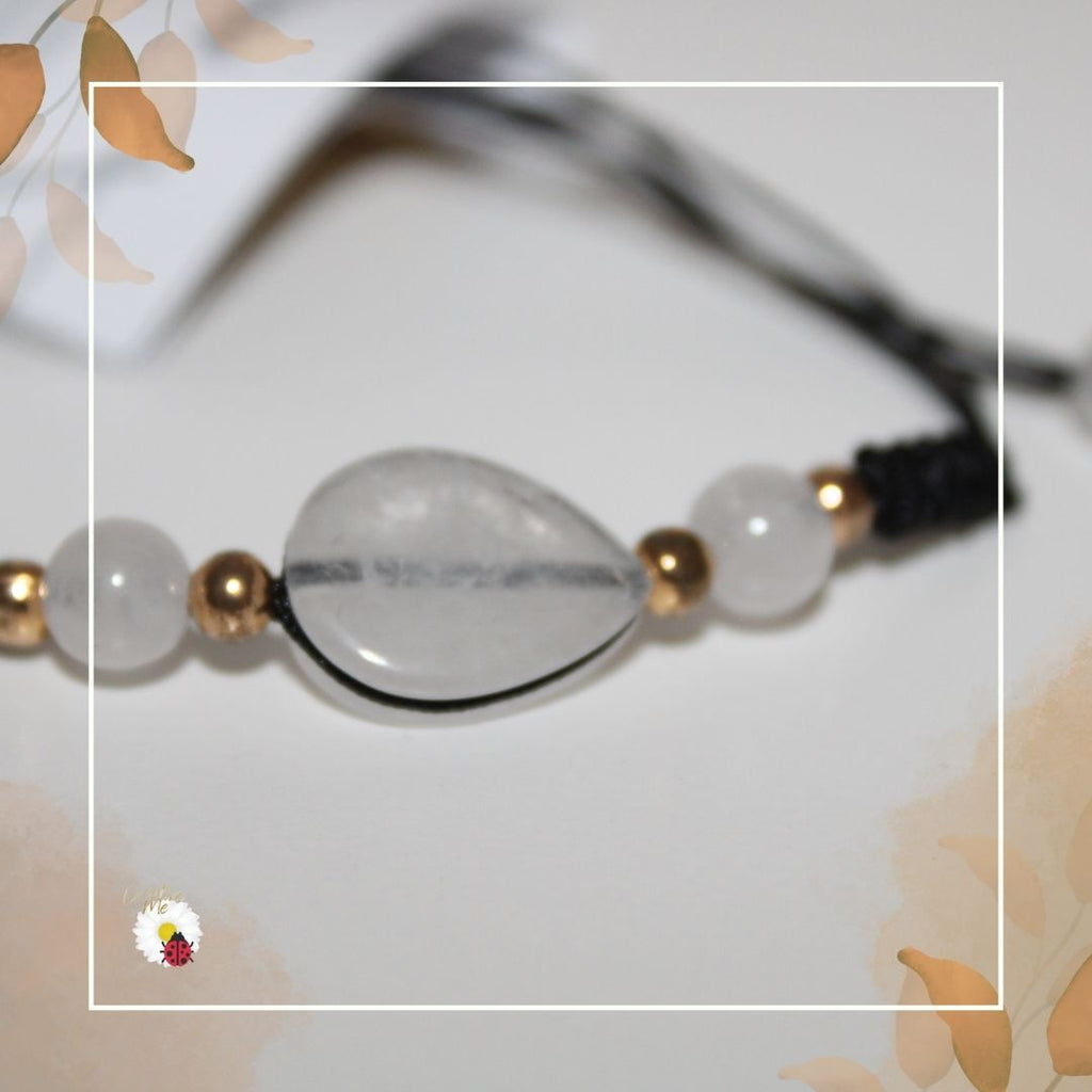 Pulseira Fio com Quartzo Cristal