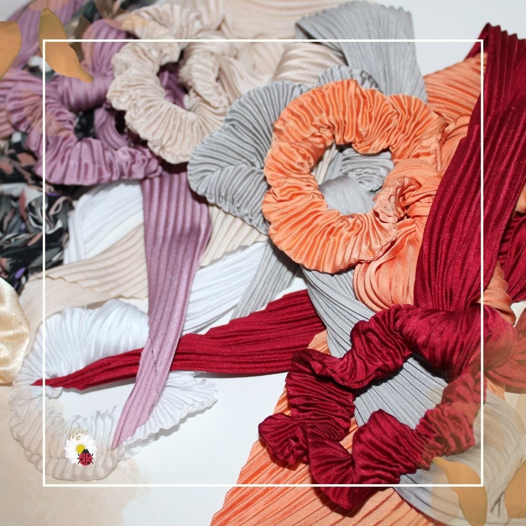 Scrunchies com Lenço / Xuxus Premium