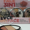 Paleta 3 em 1 – Bronzer, Iluminador & Blush