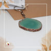 Porta-chaves Cristal Ágata Verde