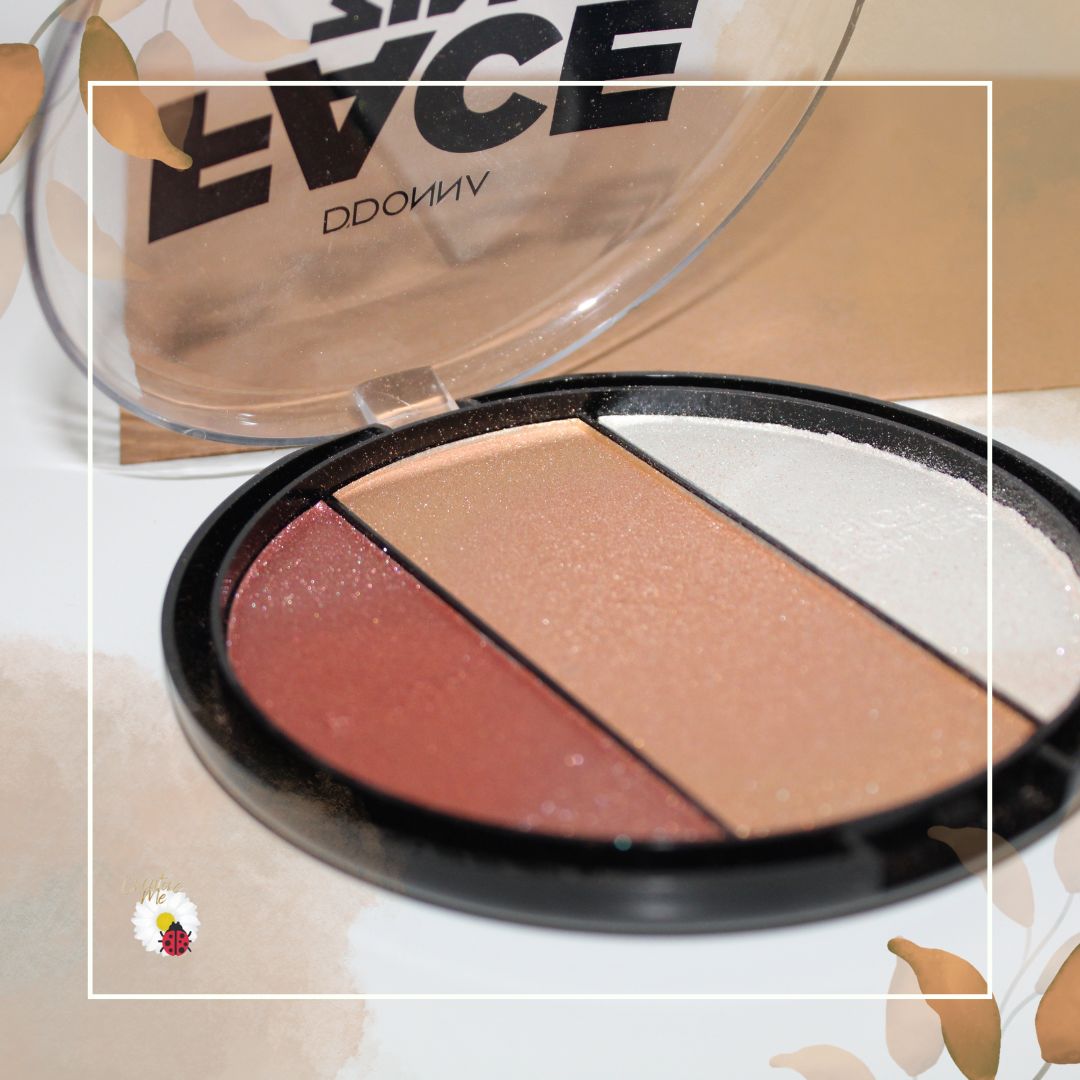 Paleta 3 em 1 – Bronzer, Iluminador & Blush