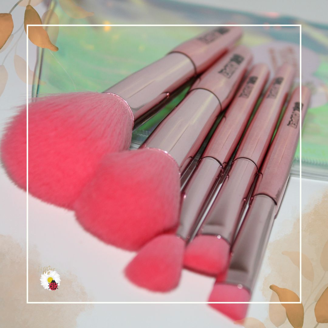 Conjunto de 5 Pincéis de Maquilhagem – Girl Power