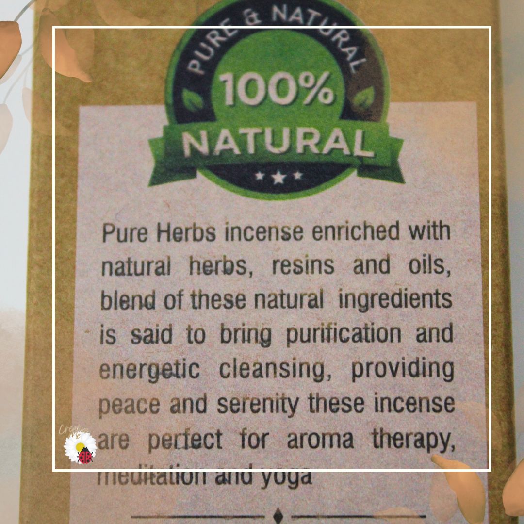 Incensos 100% naturais