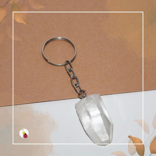 Porta-chaves Cristal Quartzo Cristal