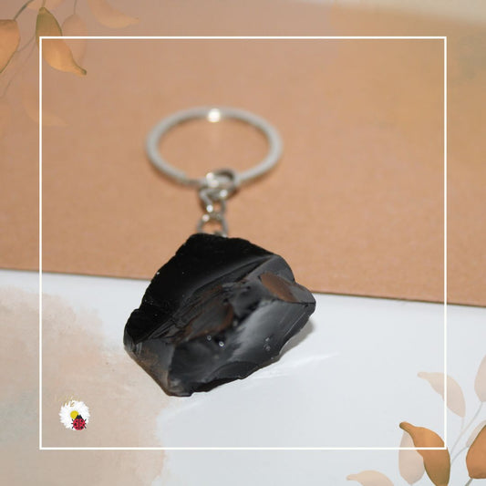 Porta-chaves Cristal Turmalina Negra