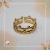 Dourado Luxo (Anéis de Aço Dourados)