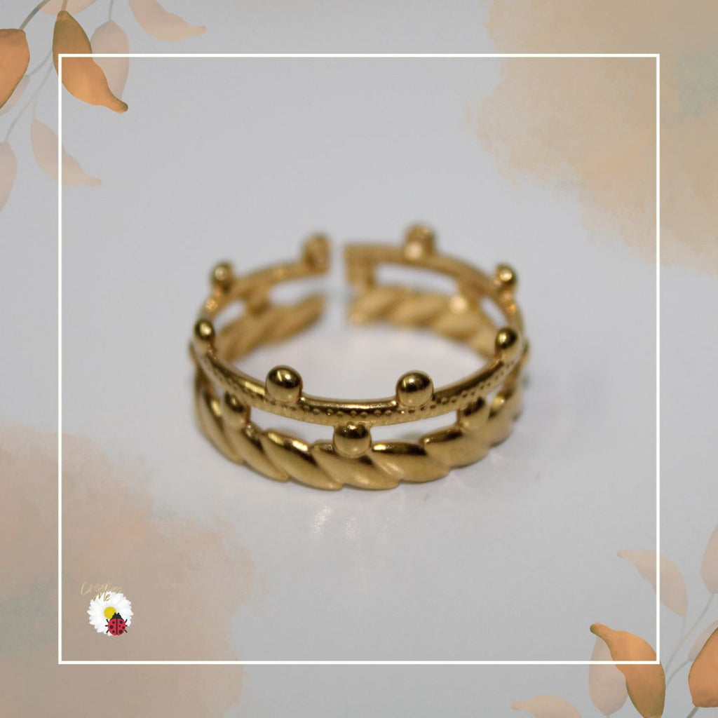 Dourado Luxo (Anéis de Aço Dourados)