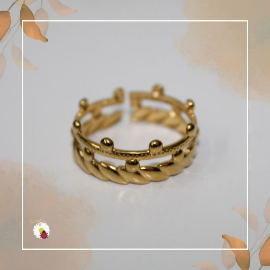 Dourado Luxo (Anéis de Aço Dourados)