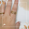 Dourado Luxo (Anéis de Aço Dourados)